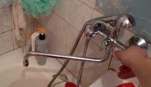 Rücklauf im Wasserhahn