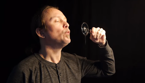 Feuertornado auf einer Seifenblase