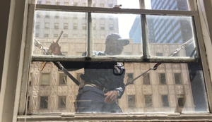 Fensterputzer in New York