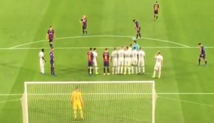 Freistoss abwehren mal anders