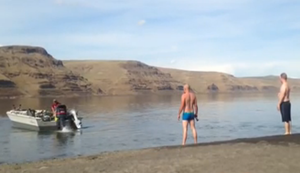 Schnelle Dusche am Strand Schnelle Dusche am Strand