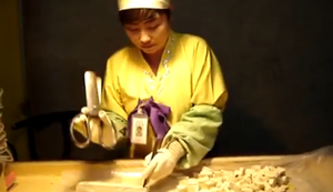 Süssigkeiten herstellen in Korea Süssigkeiten herstellen in Korea