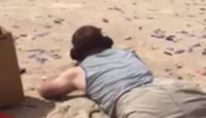 Knappe Sache beim schiessen Knappe Sache beim schiessen