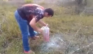 Eine Raktete fliegen lassen