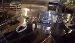 Toilette mit Ausblick