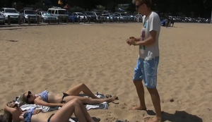 Schnecken am Strand Schnecken am Strand
