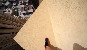 Hoch hinaus beim Parkour Hoch hinaus beim Parkour