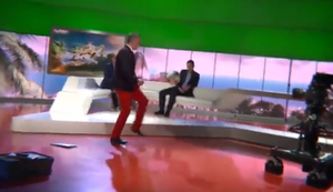 Hochhalten im Studio