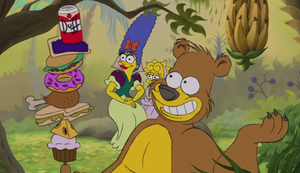 Die Simpsons als Disneyfiguren