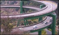 Spiralbrücke in Japan