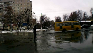 Die Straße überqueren