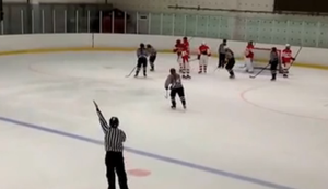 Neulich beim Eishockey Neulich beim Eishockey