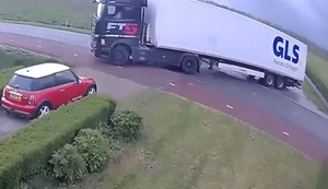 Mal den Sattelschlepper wenden