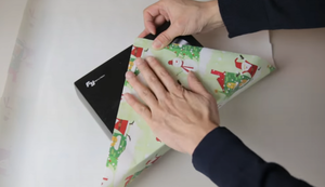 Geschenk einpacken ohne Klebeband