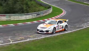 Porsche Cayman GT4 vor Crash bewahrt