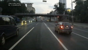 Action auf russischer Kreuzung Action auf russischer Kreuzung