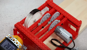 Wie schnell lässt sich ein Lego-Rad drehen?