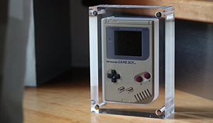 Acrylblock für den Gameboy