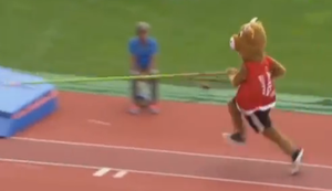 Sportliches Maskottchen Sportliches Maskottchen