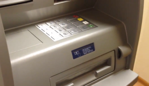 Am Geldautomaten zocken