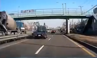 Auf die Autobahn wechseln