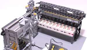 Sortiermaschine aus Lego Technic