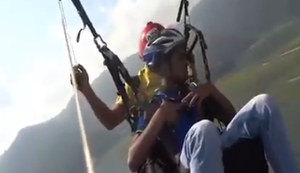 Leichte Übelkeit beim Paragliding