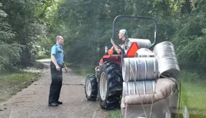 Biertransport im Redneck-Style Biertransport im Redneck-Style