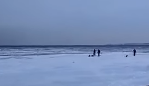 Eisangeln in Russland