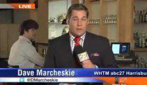 Videobomb bei der Liveschaltung Videobomb bei der Liveschaltung