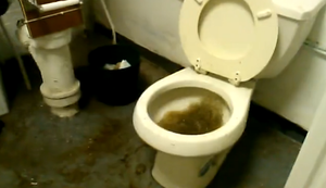 Kleine Verstopfung im Bad