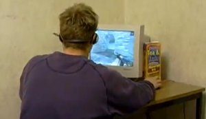 Kleiner Ausraster beim zocken