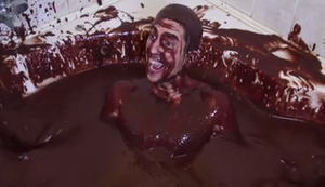 In Schokolade baden
