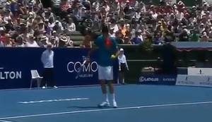 Fieser Trick beim Tennis