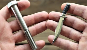 Von der Schraube zum Jagdmesser