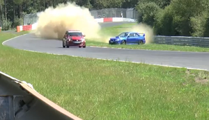 Mit dem Subaru Impreza auf der Norschleife Mit dem Subaru Impreza auf der Norschleife